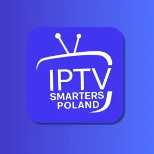 Kwadratowe, niebieskie logo z zaokrąglonymi rogami, z białą, stylizowaną ikoną telewizora z anteną. Nazwa aplikacji znajduje się poniżej ikony.

