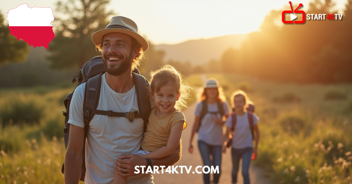 Rodzina na spacerze z IPTV – idealna rozrywka z Polska IPTV w podróży i w domu